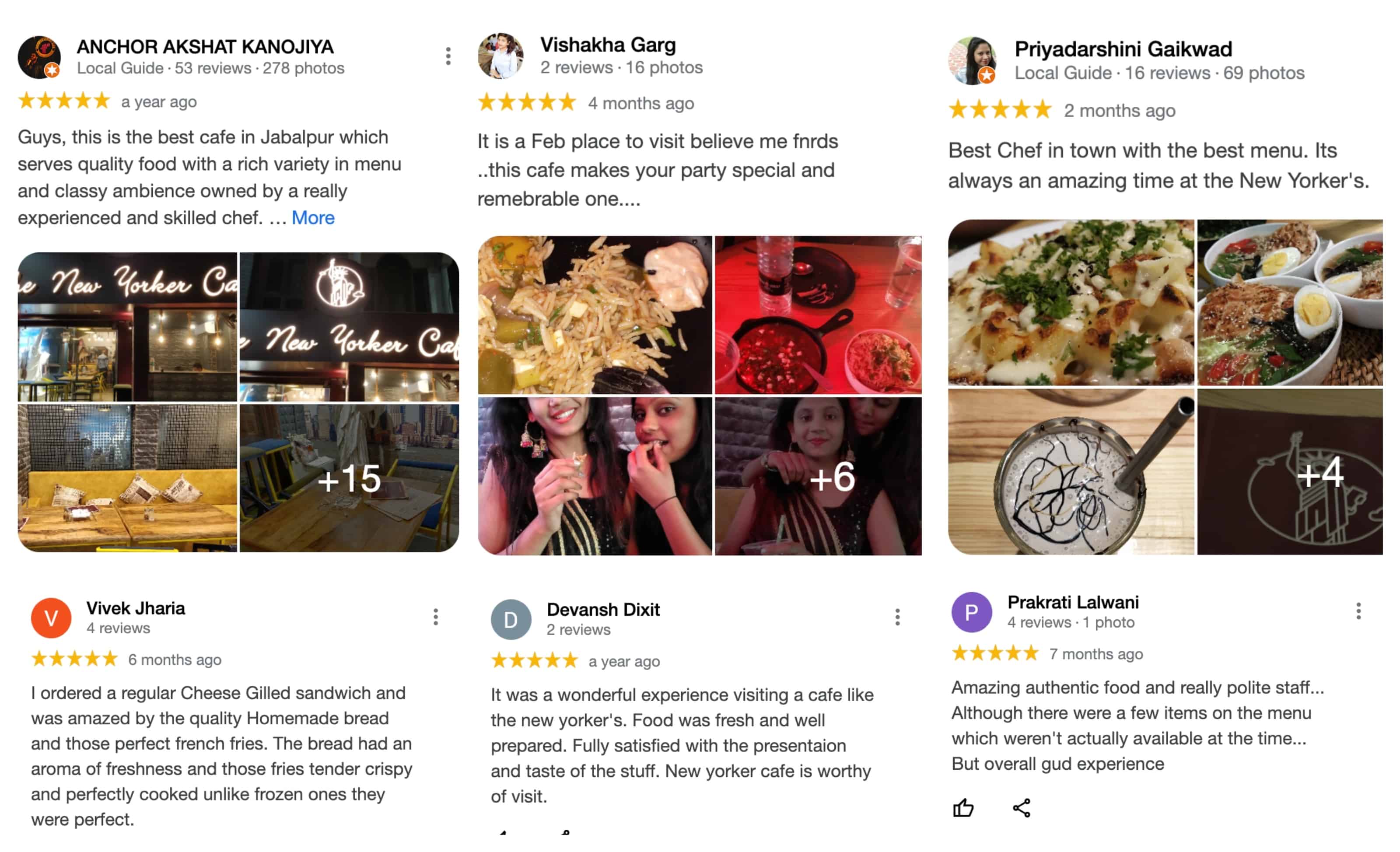 Guest reviews and photos collage 2